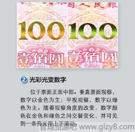 如何辨别新版100元人民币