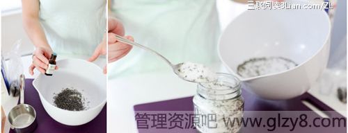 DIY手工制作薰衣草浴盐