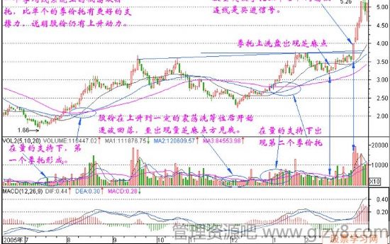 股票新手300天 第十天 双价托