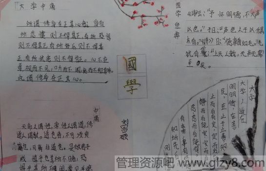 国学经典手抄报图片大全