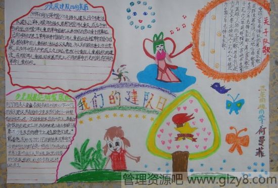 小学生少先队建队日手抄报图片大全