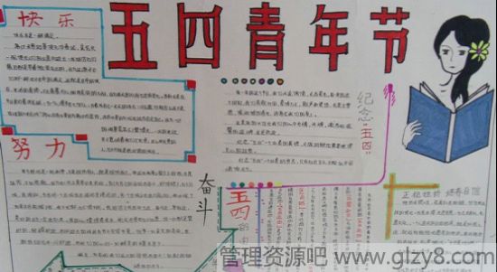 2015五四青年节手抄报图文资料