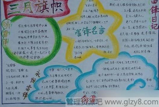 2015学生学雷锋手抄报图片及资料大全（推荐）