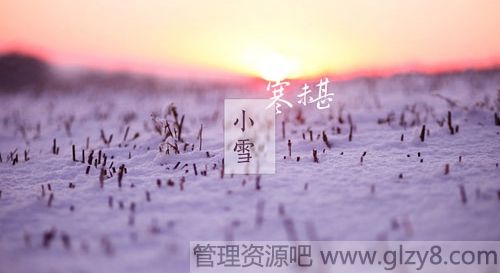 关于小雪的农谚大全