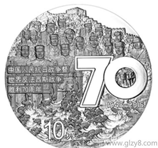 2015抗战胜利70周年金银纪念币图案