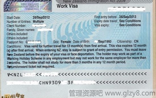 新西兰Working Holiday Visa(WHV)签证申请图文