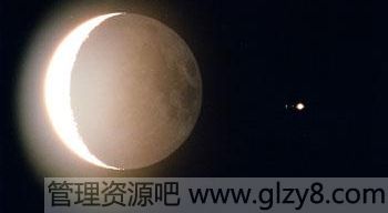 火星合月是什么意思