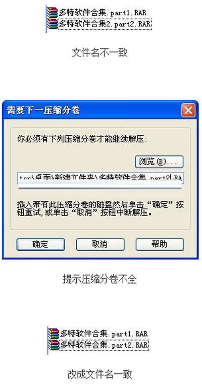 WinRAR文件分卷压缩功能使用方法