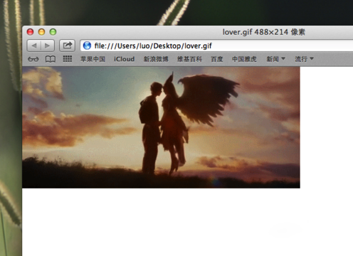 Mac系统怎么查看gif图片
