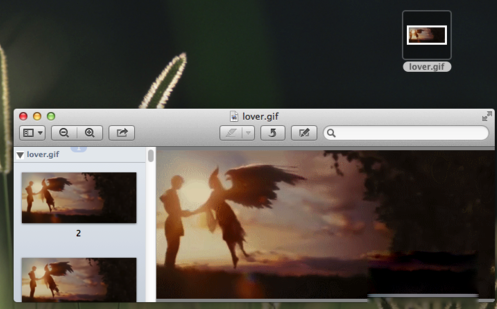 Mac系统怎么查看gif图片