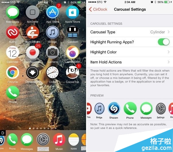 怎么样才在iPhone底部放多个图标