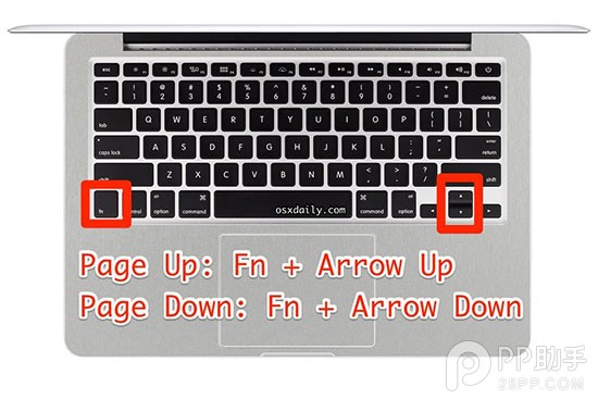 教你巧用Mac上的Page Up&Down键