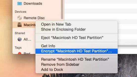 简单5步轻松搞定Mac分区加密功能
