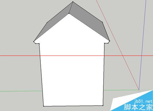 SketchUp绘图软件怎么绘制3D小房子？