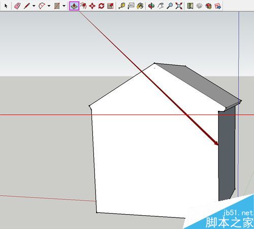 SketchUp绘图软件怎么绘制3D小房子？