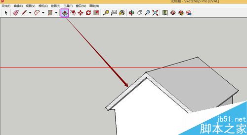 SketchUp绘图软件怎么绘制3D小房子？