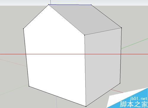 SketchUp绘图软件怎么绘制3D小房子？