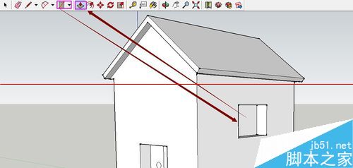 SketchUp绘图软件怎么绘制3D小房子？