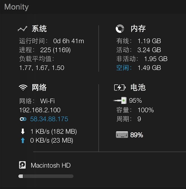 iStat Menus5 Mac版使用评测