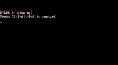 开机提示ntldr is missing怎么解决