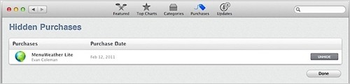 怎么在iOS和OS X的iTunes App Store中隐藏购买项目