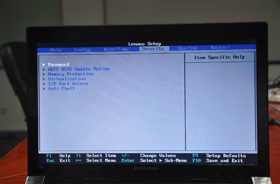 Lenovo SMB 笔记本如何设置BIOS密码
