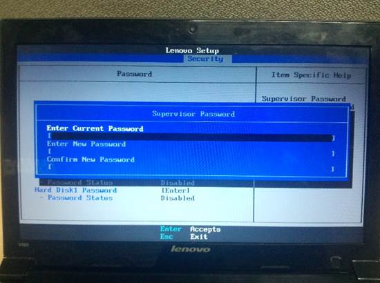 Lenovo SMB 笔记本如何设置BIOS密码