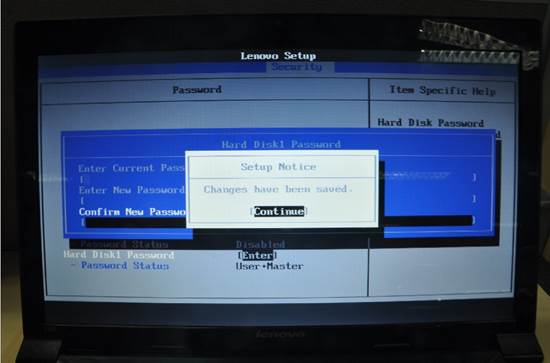 Lenovo SMB 笔记本如何设置BIOS密码