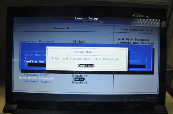 Lenovo SMB 笔记本如何设置BIOS密码
