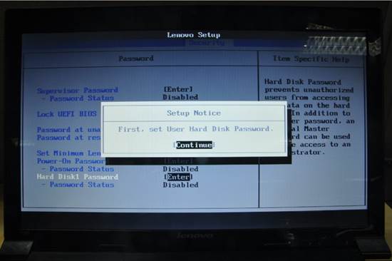 Lenovo SMB 笔记本如何设置BIOS密码