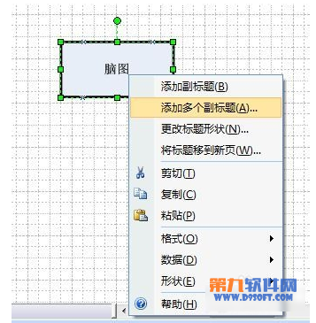 如何使用visio绘画思维导图