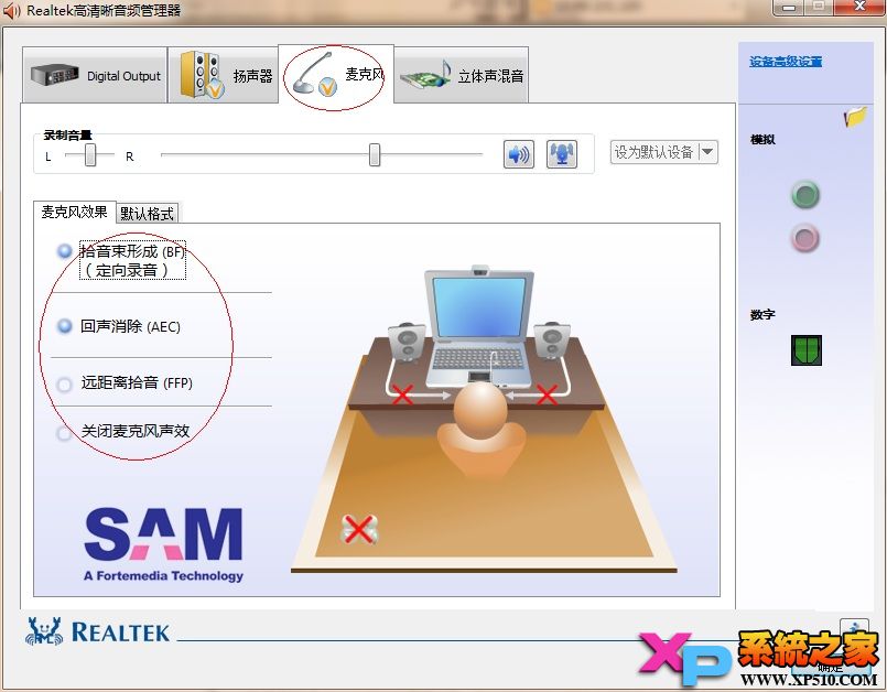 使用Realtek 声卡的笔记本“麦克风出现杂音现象”