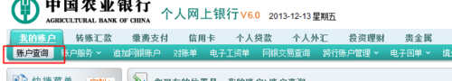 农行如何利用网银查询消费明细