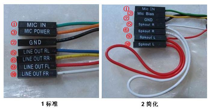 主板前置音频接口连接手册