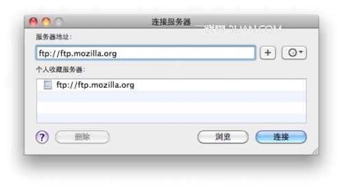 OS X 系统内置 FTP 工具