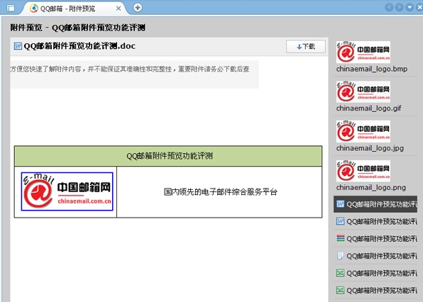 QQ邮箱附件预览功能评测