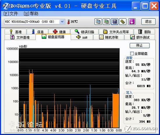 HD Tune硬盘检测工具使用教程