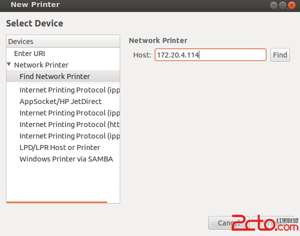 在Windows以及Ubuntu 12.04下使用共享打印机的办法