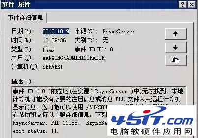 cwRsync server服务启动失败的解决方法