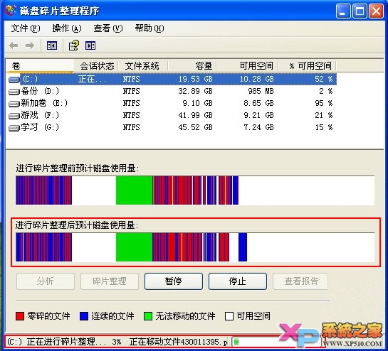 WinXP磁盘碎片清理，提高运行速度