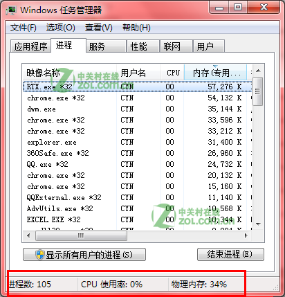 内存使用率多少是正常的