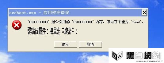 svchost.exe是什么进程，svchost.exe应用程序错误怎么办