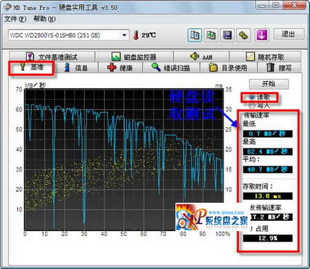 HD Tune Pro硬盘检测工具使用教程