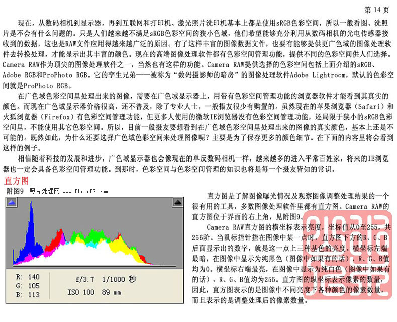 Camera RAW 使用手册：摄影后期处理教材