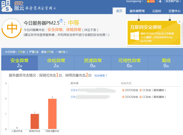 安全狗“服云”服务器管理平台的优势与不足