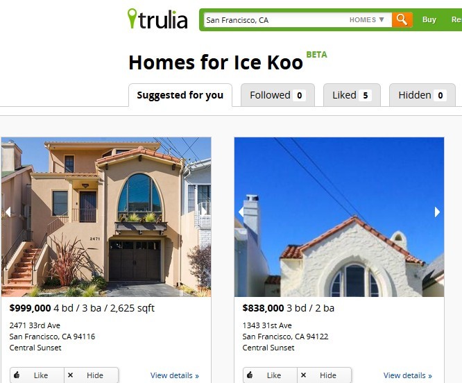 租房网站怎么玩个性化推荐？看看Trulia