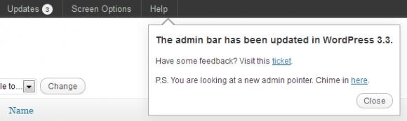 WordPress 3.3 BetaԽ׶