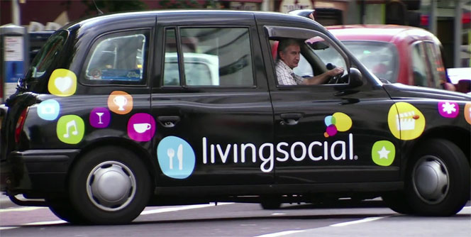 国外团购网LivingSocial Taxi,用体验让你感受产品差异