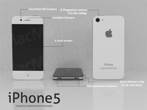 iPhone5惊艳假想图 设计师的前卫理念