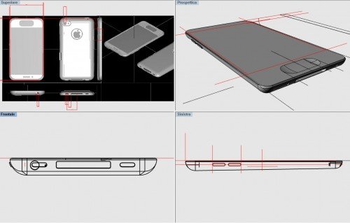 还原设计图 iPhone5是这个样子的